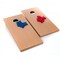 Trademark Games Cornhole Set With 2 Wooden Boards And 8 Bean Bags Regulation Size